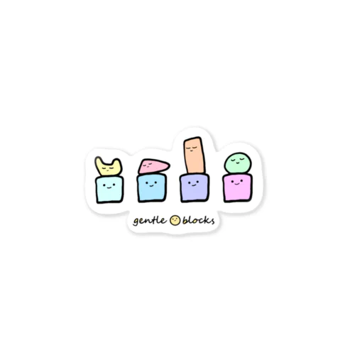 gentleblocks Sticker