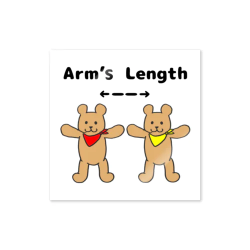 Arm’s Length Sticker