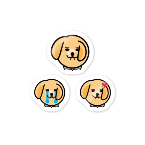 いぬしおステッカー Sticker