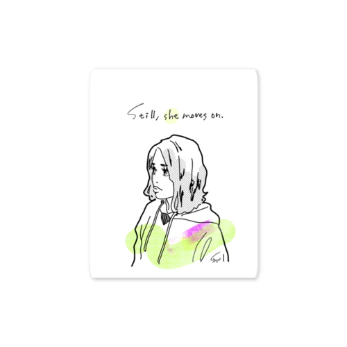 girl Sticker