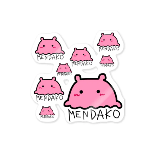 MENDAKOくんたち Sticker