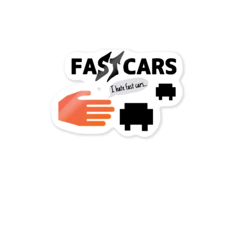 FAST CARS Sticker