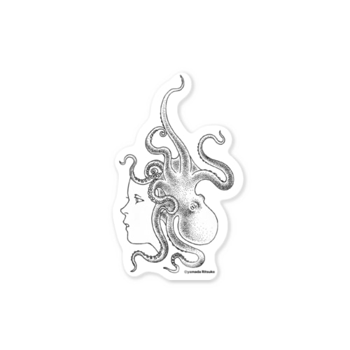 オクトパス メデューサ Sticker