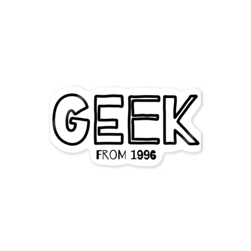 GEEK-1996 Sticker