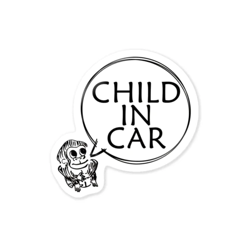 CHILD IN CAR ステッカー Sticker
