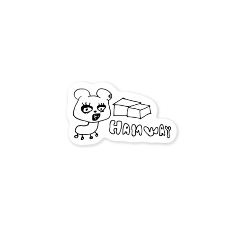 ハムウェイT01 Sticker