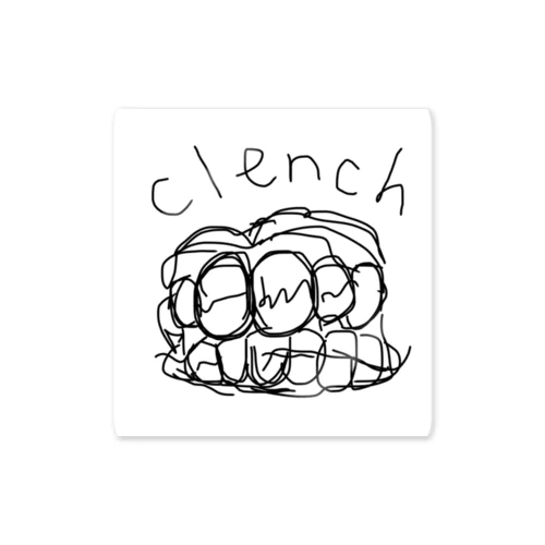 clench ステッカー