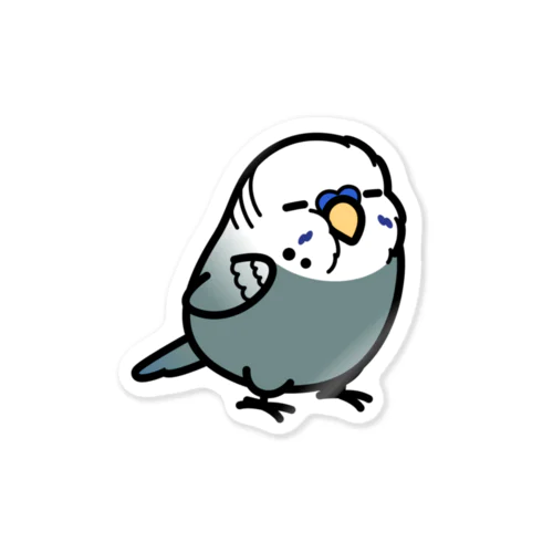 Chubby Bird 大型セキセイインコ ステッカー