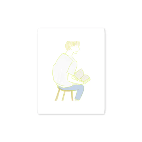 普通の男の子くん Sticker