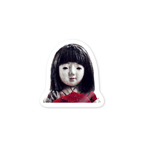 恐怖の人形 Sticker