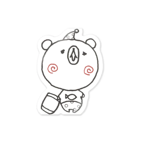 眠りの森のクマさん Sticker