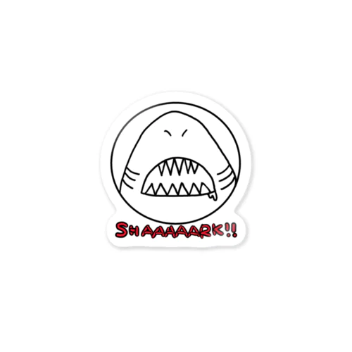 SHAAAAARK Sticker