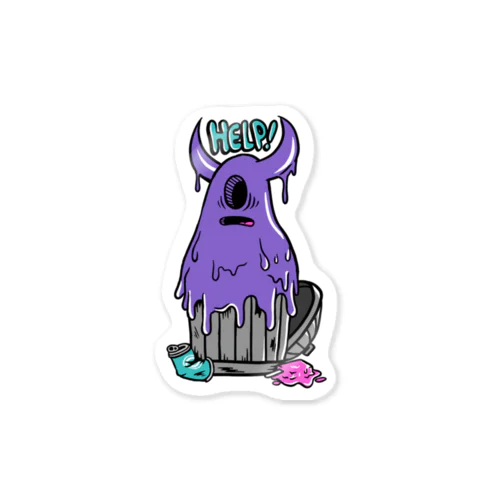 Thick Monster Sticker Sticker