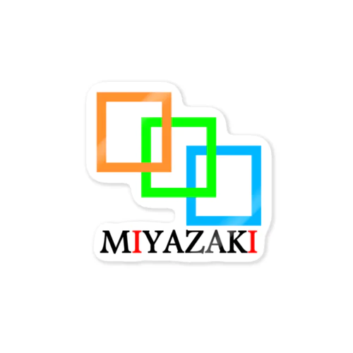 mIyazakI(宮崎) ステッカー