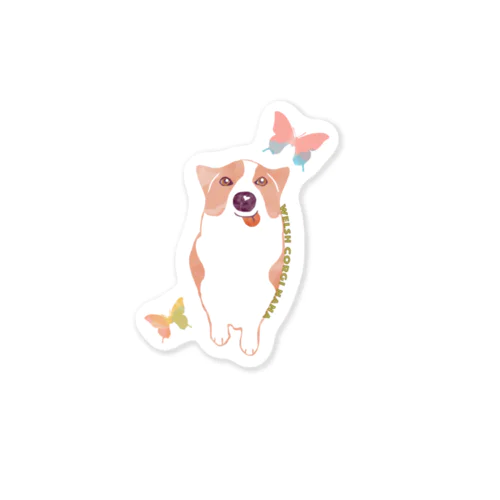 コーギー犬のナナVOL.3 Sticker