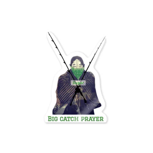 Big catch prayer ステッカー