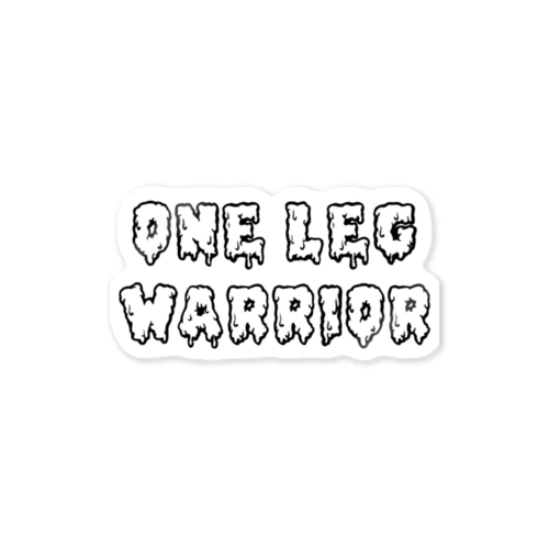 OneLegWarrior Sticker