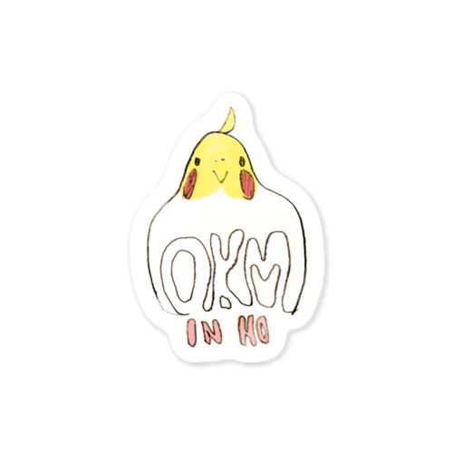 OKM（オカメインコ） ステッカー