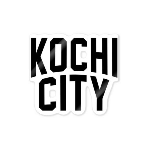 kochi city　高知ファッション　アイテム Sticker