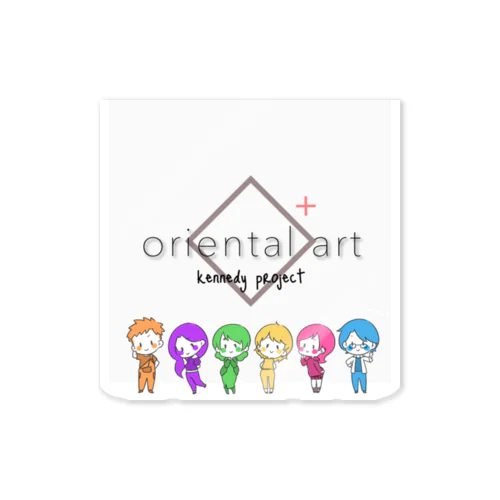 oriental art ステッカー