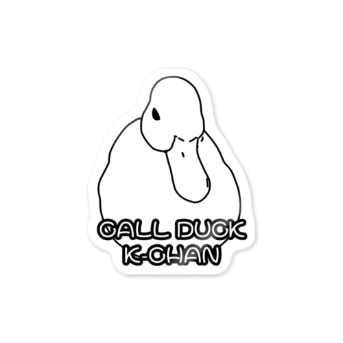 CALL DUCK K-CHAN ステッカー