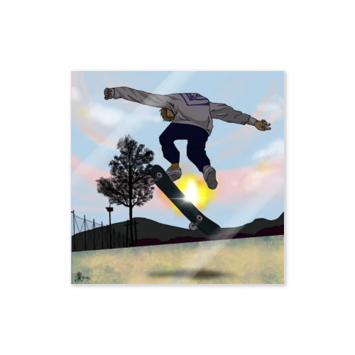 skater boy Sticker