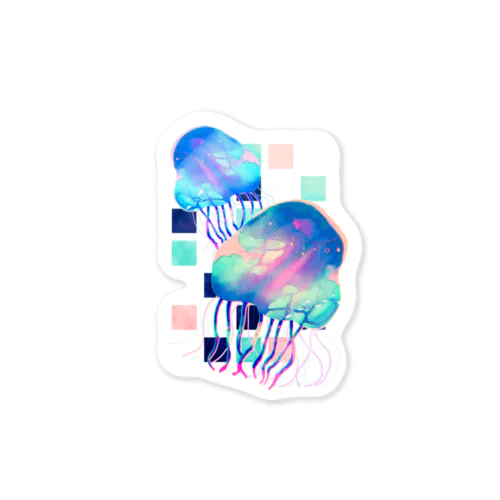 くらげ雲 Sticker