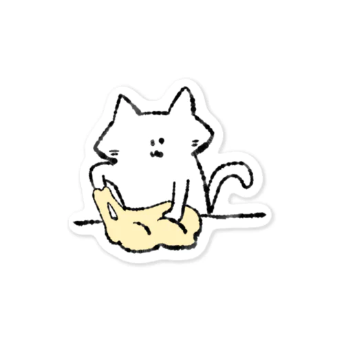 パン生地こねこネコ Sticker