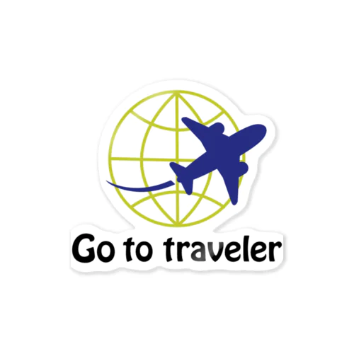 Go to traveler いつでも旅行気分 Sticker