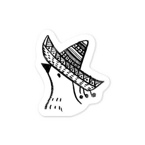 メキシカンヤマドリのステッカー Sticker