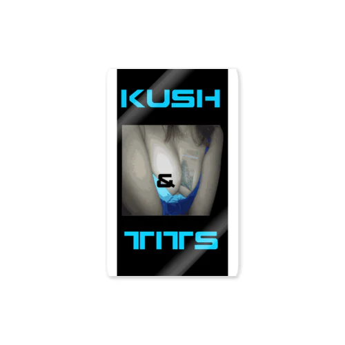 KUSH & TITS ステッカー