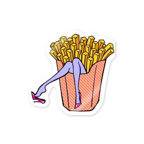 誘惑の🍟フライドポテト　 Sticker