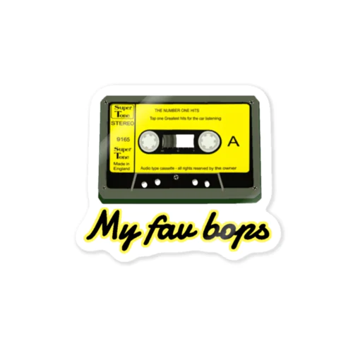 My fav bops Sticker