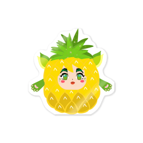 かわいいパイナップル Sticker