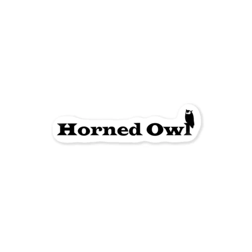 Horned Owl Sticker