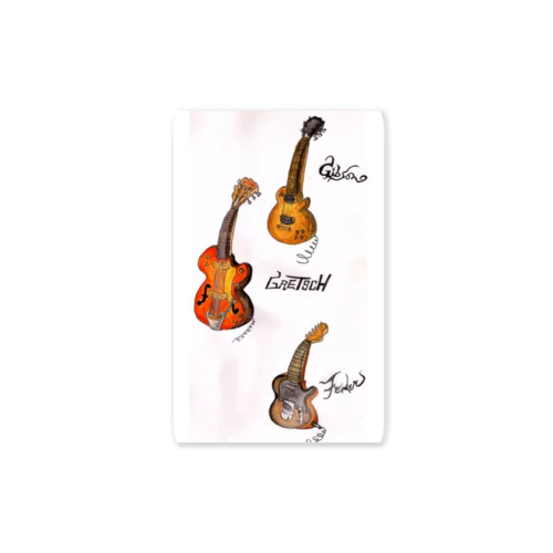 guitars Sticker