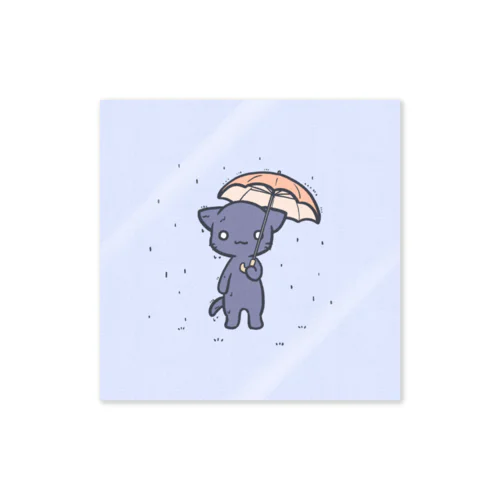 ずぶぬれにゃんこ Sticker