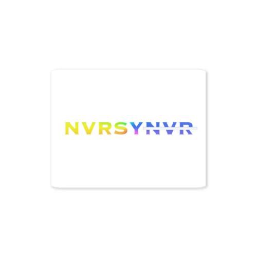 NVRSYNVR by JAZZYBEATZ ステッカー