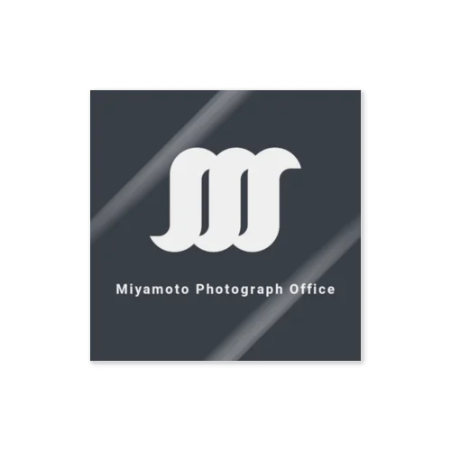 miyamoto photograph office ロゴ Sticker