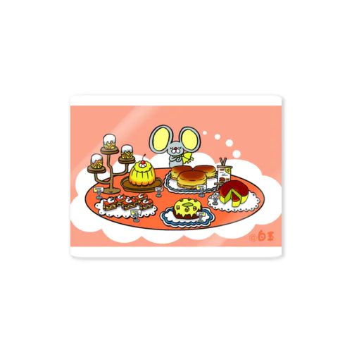 りこったのチーズケーキパーティー Sticker