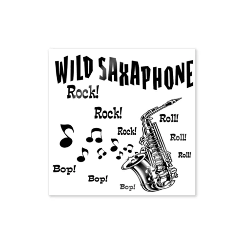 Wild Saxaphone ステッカー