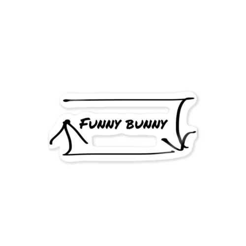 Funny bunny 스티커