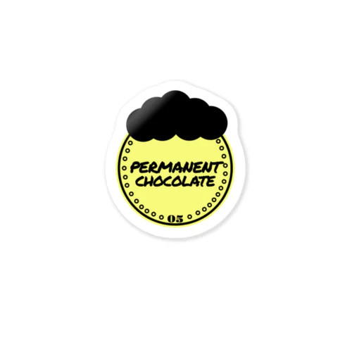パーマネントチョコレートのブランドロゴ Sticker