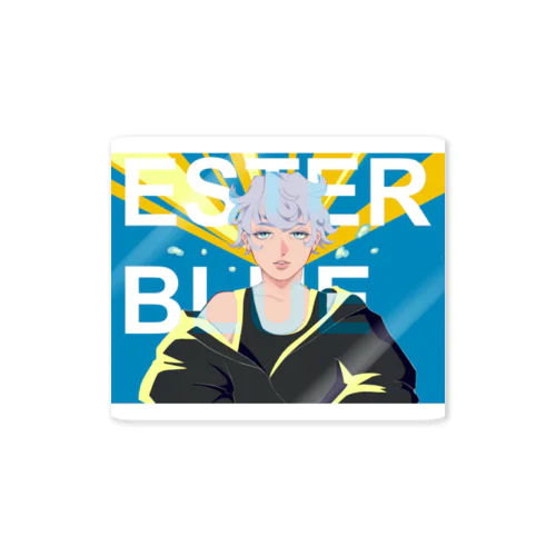 ESTER BLLUE  Sticker