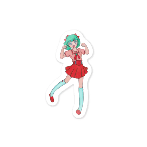 女の子001 Sticker