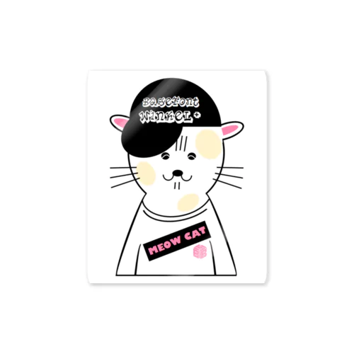 MEOW CAT「にゃ～ブランド」 Sticker