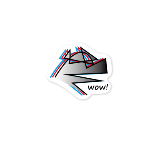 Dog-wow- Sticker