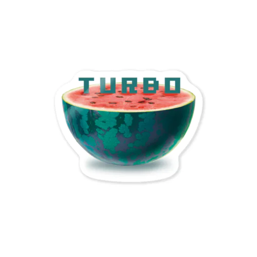 TURBOスイカ Sticker