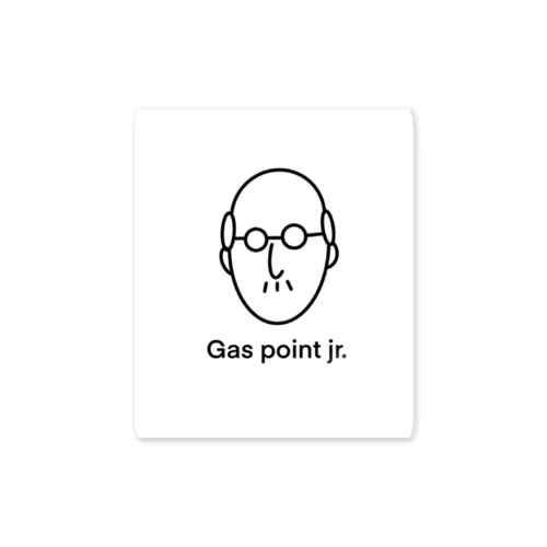 Gas point jr Sticker