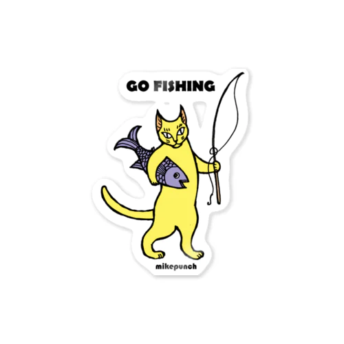 GO FISHING カラー ステッカー